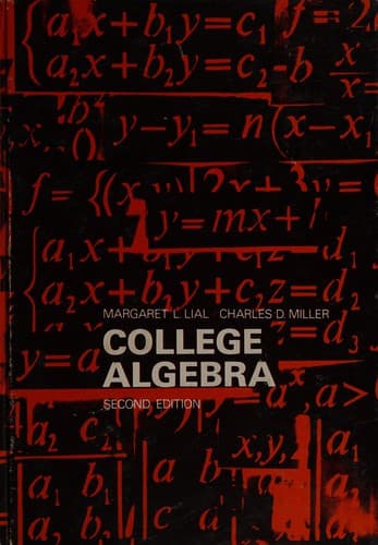 Portada de College algebra