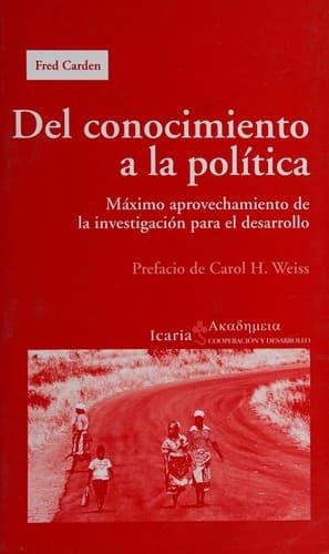 Portada de Del conocimiento a la política