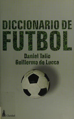 Portada de Diccionario de fútbol