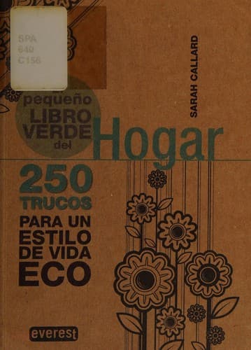 Portada de El pequeño libro verde del hogar