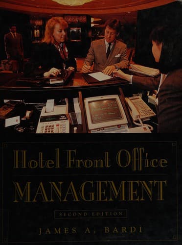 Portada de Hotel front office management