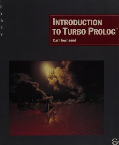 Portada de Introduction to Turbo prolog
