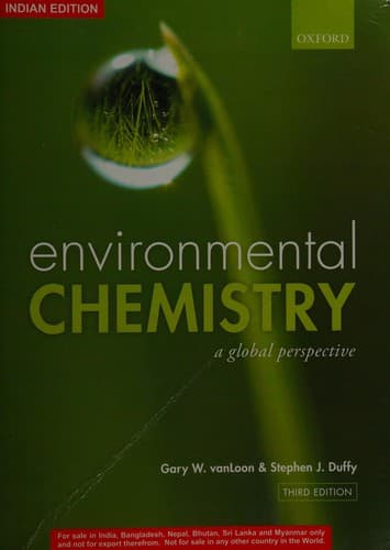 Portada de Environmental chemistry