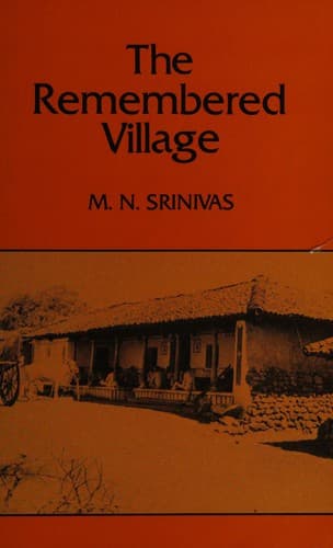 Portada de The remembered village