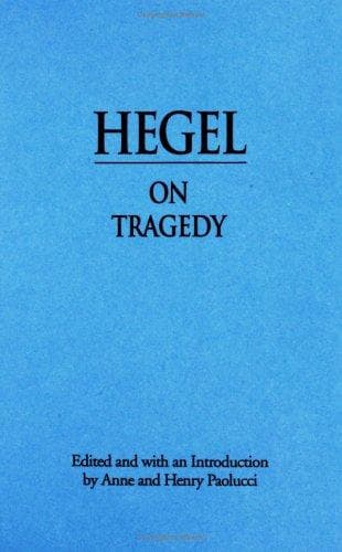 Portada de Hegel on tragedy