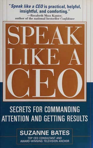 Portada de Speak Like a CEO