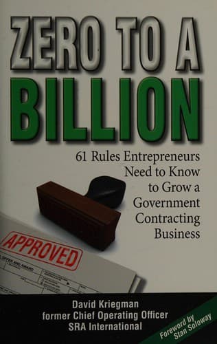 Portada de Zero to a billion