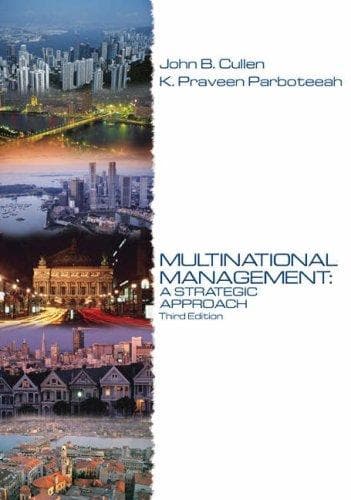 Portada de Multinational Management