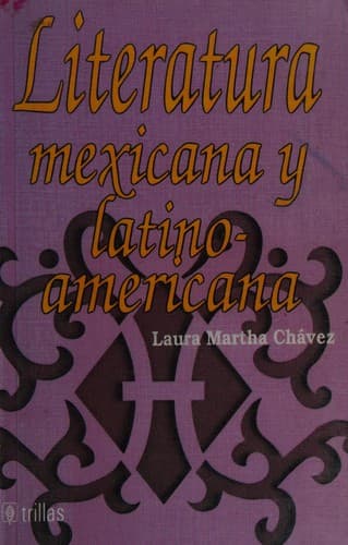 Portada de Literatura mexicana y latinoamericana