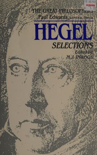 Portada de Hegel selections