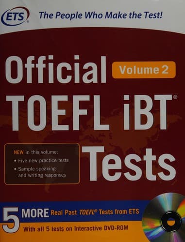 Portada de Official TOEFL IBT Tests