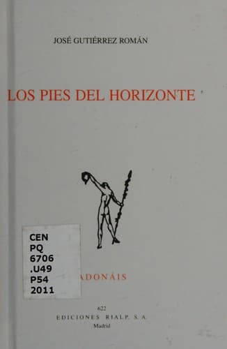 Portada de Los pies del horizonte