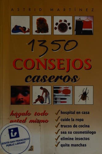Portada de 1350 consejos caseros