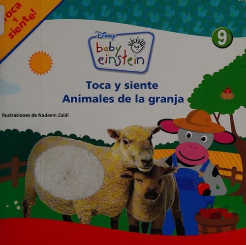 Portada de Toca y siente animales de la granja