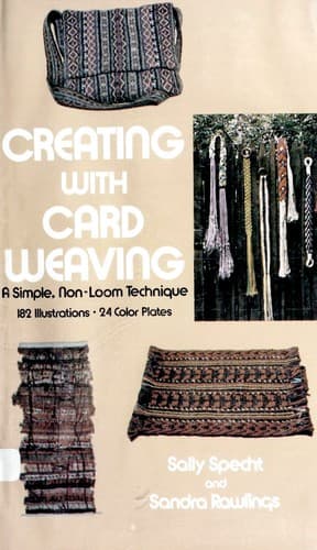 Portada de Creating with card weaving