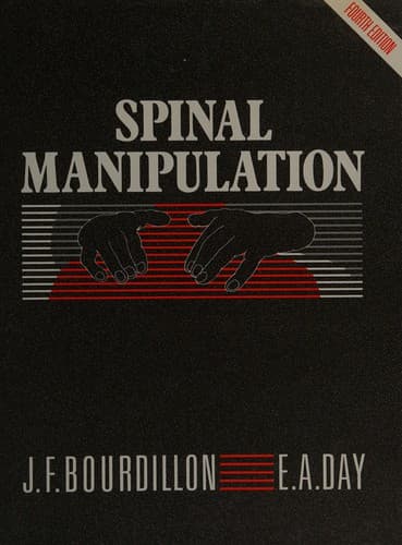 Portada de Spinal manipulation