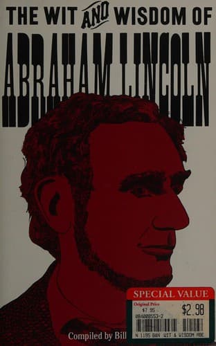 Portada de The wit and wisdom of Abraham Lincoln