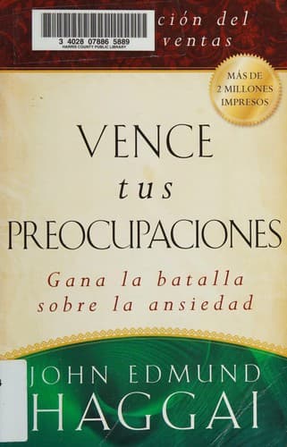 Portada de Vence tus preocupaciones