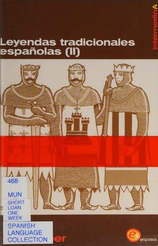 Portada de Leyendas tradicionales españolas (II)