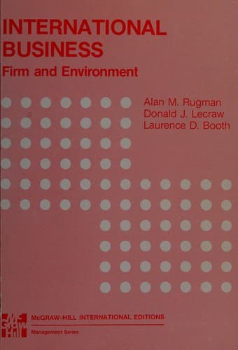 Portada de International business