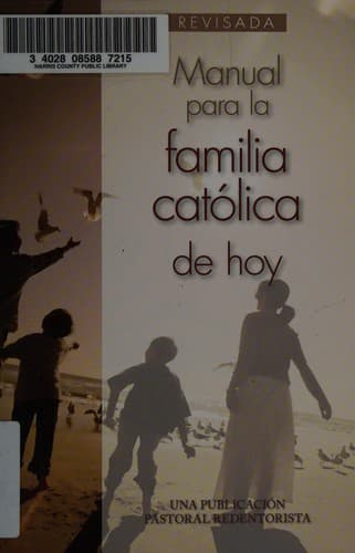 Portada de Manual para la familia católica de hoy
