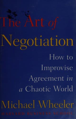Portada de The art of negotiation