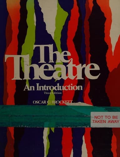 Portada de The theatre: an introduction
