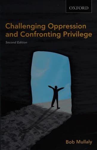 Portada de Challenging oppression and confronting privilege