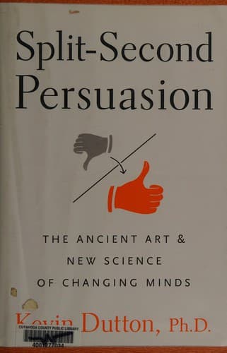 Portada de Split-second persuasion