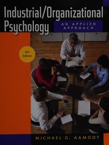 Portada de Industrial/organizational psychology