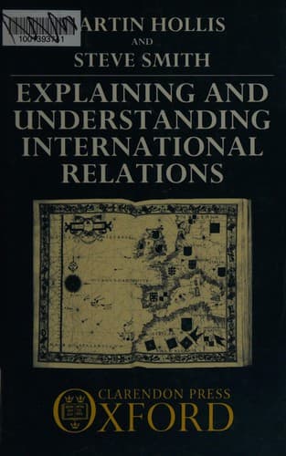 Portada de Explaining and understanding international relations
