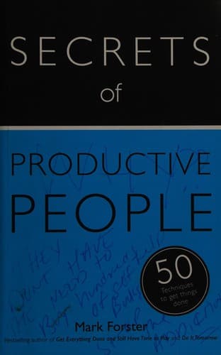 Portada de Secrets of Productive People