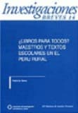 Portada de Libros para todos? : maestros y textos escolares en el Perú final