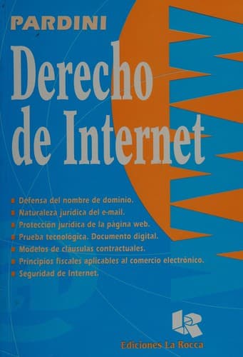 Portada de Derecho de Internet