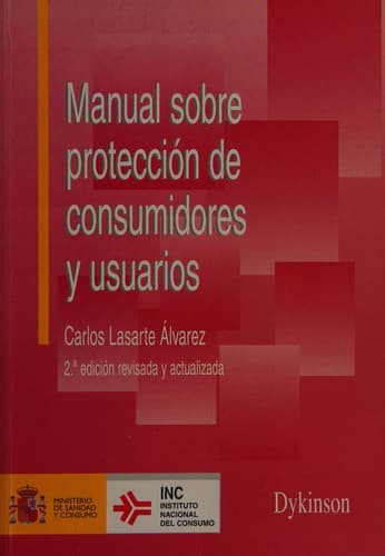 Portada de Manual sobre protección de consumidores y usuarios