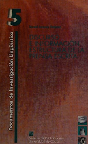 Portada de Discurso e información