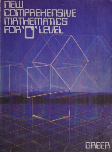 Portada de New comprehensive mathematics for 'O' Level