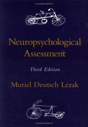 Portada de Neuropsychological assessment
