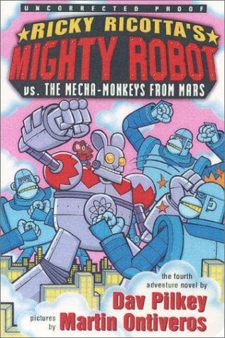 Portada de Ricky Ricotta's mighty robot vs. the mecha-monkeys from Mars