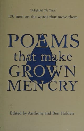 Portada de Poems that make grown men cry