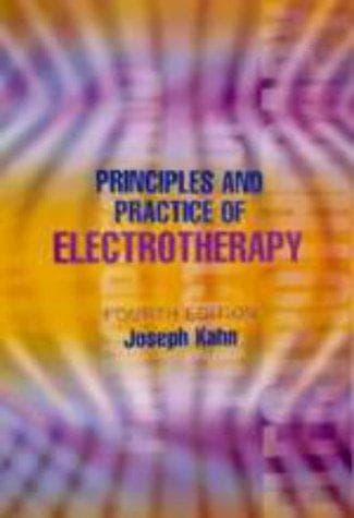 Portada de Principles and Practice of Electrotherapy