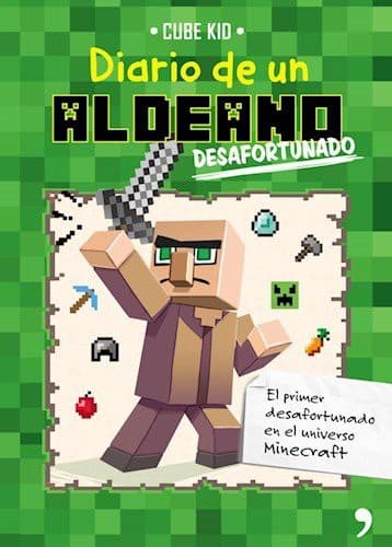 Portada de Minecraft Diario De Un Aldeano Desafortunado