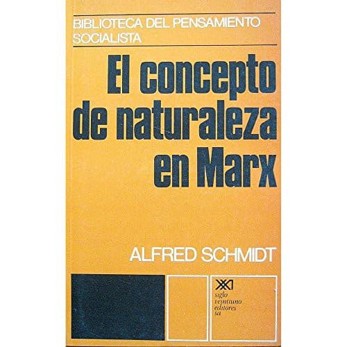 Portada de El Concepto de Naturaleza en Marx