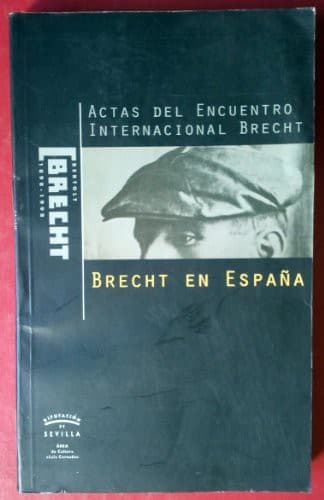 Portada de Actas del Encuentro Internacional Brecht ; Brecht en España