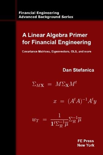 Portada de A Linear Algebra Primer for Financial Engineering