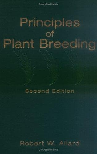 Portada de Principles of plant breeding