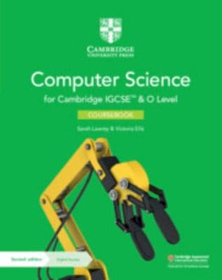 Portada de Cambridge IGCSE(tm) and o Level Computer Science Coursebook with Digital Access (2 Years)