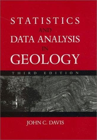 Portada de Statistics and data analysis in geology