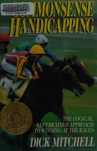 Portada de Commonsense handicapping