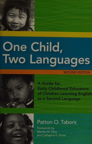 Portada de One Child, Two Languages